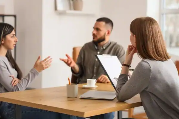 Image of couple access free mediation using family mediation voucher scheme Tunbridge Wells